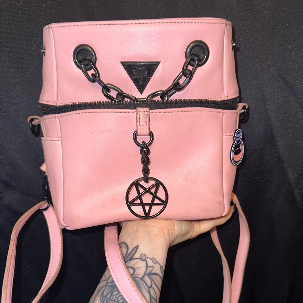 Pink Blackcraft Cult backpack